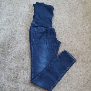 Indigo Blue Full Panel Maternity Skinny Jean's S